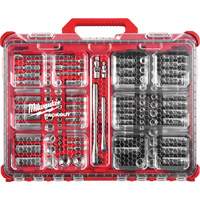 Ensemble de cliquet et douilles avec organisateur &agrave; profil bas Packout, 106 Mcx, Prise de 1/4"/3/8", Profond Moffatt Supply & Specialties