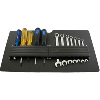 Panneau porte-outils de petite taille pour coffre &agrave; outils mobile Moffatt Supply & Specialties