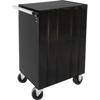 Industrial Tool Cart, 3 Drawers, 29-4/5" W x 21-1/5" D x 38-4/5" H, Black Moffatt Supply & Specialties