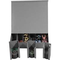 Distributeur aliment&eacute; par gravit&eacute; avec couvercle Moffatt Supply & Specialties