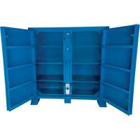 Jobsite Storage Cabinet, Steel, 47.5 Cubic Feet, Blue Moffatt Supply & Specialties