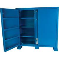 Jobsite Storage Cabinet, Steel, 47.5 Cubic Feet, Blue Moffatt Supply & Specialties