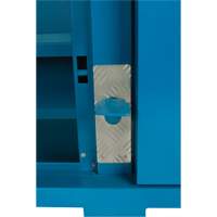Jobsite Storage Cabinet, Steel, 47.5 Cubic Feet, Blue Moffatt Supply & Specialties