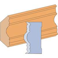 Jeu de couteaux pour moulage en forme d'anse de fantaisie Moffatt Supply & Specialties