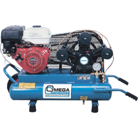 Contractor Series Air Compressors, Gas, 6.6 Gal. (8 US Gal), 125 PSI Moffatt Supply & Specialties