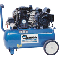 Professional Series Air Compressors, Electric, 6.6 Gal. (8 US Gal), 125 PSI, 115/1 V Moffatt Supply & Specialties
