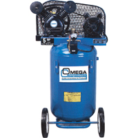 Professional Series Air Compressors, Electric, 16.6 Gal. (20 US Gal), 125 PSI, 115/1 V Moffatt Supply & Specialties