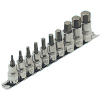Jeu de douilles SAE HSW3812-10, Hexagonale, Prise 1/2"/3/8", 10 mr Moffatt Supply & Specialties