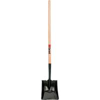 Square Point Shovel, Wood, Tempered Steel Blade, Straight Handle, 42" Long Moffatt Supply & Specialties