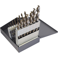 Drill Sets, 15 Pieces, High Speed Steel Moffatt Supply & Specialties
