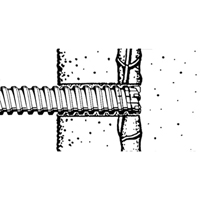 Rotary Rebar Cutters, 3/8", SDS-Plus Shank, Carbide Moffatt Supply & Specialties