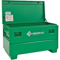 Jobsite Chest, 48" x 24" x 25", Steel, Green Moffatt Supply & Specialties