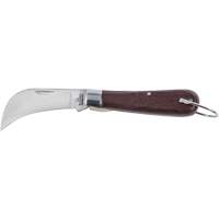 Pocket Knife with Hawkbill Slitting Blade, 2-5/8" Blade, Carbon Steel Blade, Plastic Handle Moffatt Supply & Specialties