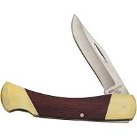Sportsman Knife with Curved Handle, 2-5/8" Blade, Stainless Steel Blade, Wood Handle Moffatt Supply & Specialties