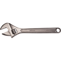 Adjustable Wrench, 18" L, 2-1/4" Max Width, Black Moffatt Supply & Specialties