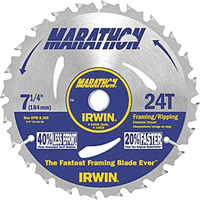 Contractor Saw Blades - Marathon&reg; Saw Blades, 7-1/4", 24 Teeth Moffatt Supply & Specialties