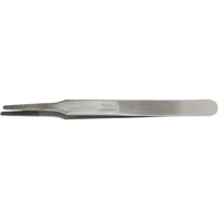 Tweezers - Flat Round Tips, Straight - 4.75" (120 mm) Moffatt Supply & Specialties