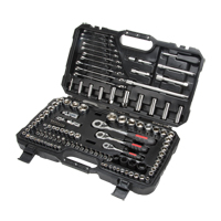 1/4", 3/8" & 1/2" Drive SAE/Metric Socket & Wrench Set, 120 Pcs, Deep Moffatt Supply & Specialties