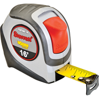 Exact Plus Pocket Tape, 1" x 16', 1/16" Graduations Moffatt Supply & Specialties