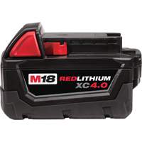 M18 Redlithium Battery, Lithium-Ion, 18 V, 4 A Moffatt Supply & Specialties