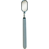 Inspection Mirror, Oval, 1-1/2" L x 1-1/4" W, Telescopic Moffatt Supply & Specialties