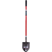 Heavy-Duty Round Point Shovel, Carbon Steel Blade, Fibreglass, Straight Handle Moffatt Supply & Specialties