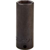 Douille, Chocs, 3/4", Prise 3/8", 6 pans, Profond Moffatt Supply & Specialties