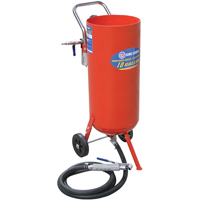 Pressure Abrasive Sandblasters, 6-25 CFM, 8.3 Gal. (10 US Gal) Tank Moffatt Supply & Specialties