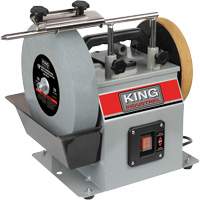 Wet/Dry Sharpener, 10" Wheel Diameter, 1/4 HP, 115 RPM Moffatt Supply & Specialties
