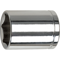 Metric Socket, 6 mm, 3/8" Drive, 6 Points Moffatt Supply & Specialties