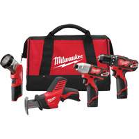 M12 Cordless 4 Tool Combo Kit, Lithium-Ion Moffatt Supply & Specialties