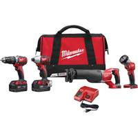 M18 Cordless Tool Combo Kit, Lithium-Ion, 18 V Moffatt Supply & Specialties