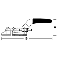 Latch Clamps - 300 Series, 360 lbs. Clamping Force Moffatt Supply & Specialties