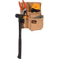 Half Carpenter Apron, Multiple Tool Holder, Leather, 4 Pockets Moffatt Supply & Specialties