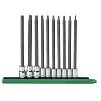 Jeu de douilles longues, Torx, Prise 1/4"/3/8", 10 mrcx Moffatt Supply & Specialties
