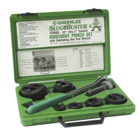 Knockout Kit with Ratchet and SlugBuster&reg; Punches Moffatt Supply & Specialties
