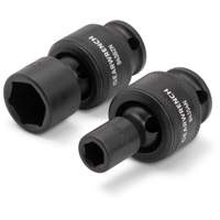 Jeu de 15 douilles m&eacute;triques flexibles universelles &agrave; chocs 3/8" &agrave; 6 pans Moffatt Supply & Specialties