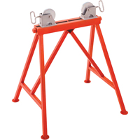 Support ajustable no AR99 a/rouleau en acier, 36" Capacit&eacute; max. de tuyau, 2500 lb Capacit&eacute; de charge max. Moffatt Supply & Specialties