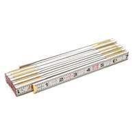 R&egrave;gle en bois pliante, 6' lo, Bois, Graduations de 1/6" Moffatt Supply & Specialties