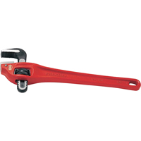 Heavy-Duty Offset Pipe Wrench #14, 2" Jaw Capacity, 14" Long, Powder Coated Finish Moffatt Supply & Specialties