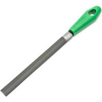 Double Cut File with Green Handle, Half Round, 8", Bastard Moffatt Supply & Specialties