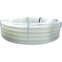 Tubing, Air/Water, 0.3125" OD x 100' L, PVC, Clear, 55 PSI @ 20°C Moffatt Supply & Specialties