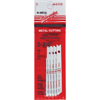 Jigsaw Blades, Bi-Metal, U-Shank, 2-3/4" L, 18 TPI Moffatt Supply & Specialties