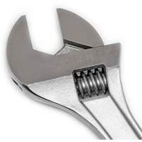 Adjustable Tapered Handle Wrench - Carded, 15" L, 1-11/16"/43 mm Max Width, Chrome/Polished Moffatt Supply & Specialties