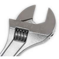 Adjustable Tapered Handle Wrench - Carded, 15" L, 1-11/16"/43 mm Max Width, Chrome/Polished Moffatt Supply & Specialties