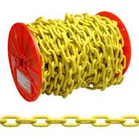Proof Coil Chain, Low Carbon Steel, 1/4" x 60' (18.3 m) L, Grade 30, 1300 lbs. (0.65 tons) Load Capacity Moffatt Supply & Specialties