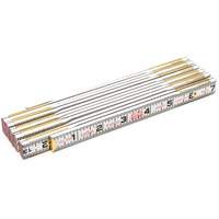 R&egrave;gle de maçon Red End, 6' lo, Bois, Graduations de 1/16" Moffatt Supply & Specialties