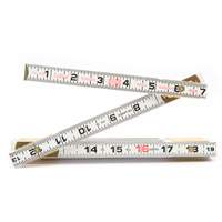 R&egrave;gle de maçon Red End, 6' lo, Bois, Graduations de 1/16" Moffatt Supply & Specialties