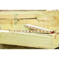 R&egrave;gle pliante, 6' lo, Bois, Graduations de 1/16" Moffatt Supply & Specialties