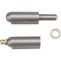 Weld-On Hinge, 0.512" Dia. x 3.15" L, Mild Steel w/Fixed Steel Pin Moffatt Supply & Specialties